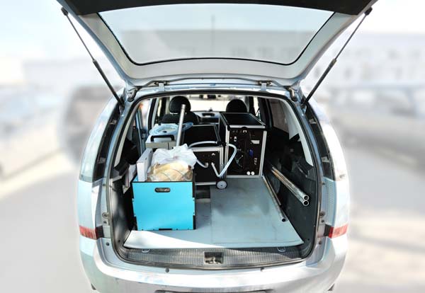 Установка для лазерной сварки и наплавки МУЛ-3D помещается в легковой автомобиль.